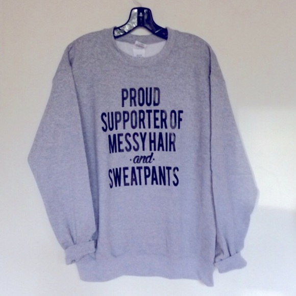 Proud Supporter of Messy Hair sweatshirt - Picture 2 of 2